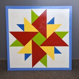 HH1 - Hand Painted Barn Quilt item