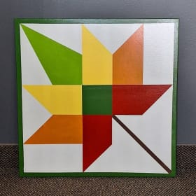 HH2 - Hand Painted Barn Quilt item