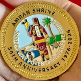 50th. Anniversary Challenge Coin item