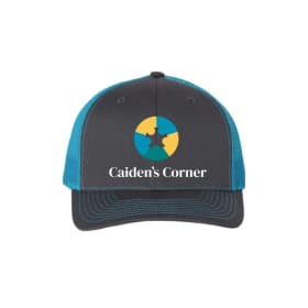 Charcoal & Neo Blue Trucker Hat item