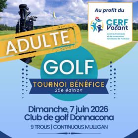 Tournoi de golf - adulte item