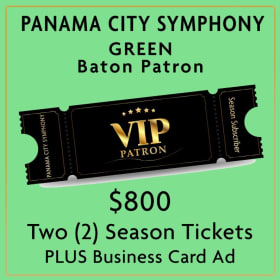 2 Season Tickets-$800-GREEN Baton Patron PLUS More item