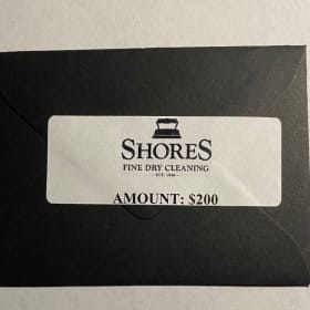 LE110 -Shores Cleaners Gift Card (Copy) item