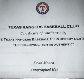 Kevin Mench Texas Ranger Hat item