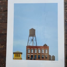 Water Tower Waverly Street by Regula Rüegg item