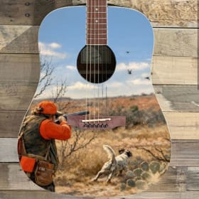 Custom Quail Hunting Guitar item