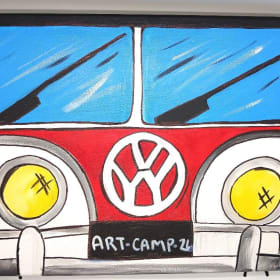 MON 7/13 - VW Groovy Painting item