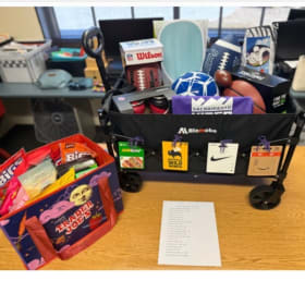 Mr. Jedlicka's Sports Themed Basket item