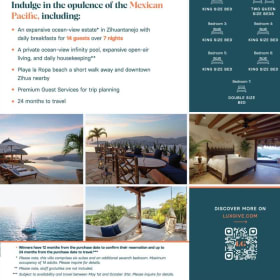 Mexican Pacific Paradise 7Bed/7Bath: 7 Nights: 14 Guest item