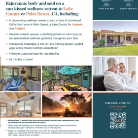 California Wellness Retreat 2Bed/1Bath: 3 Nights - 4 Guests item