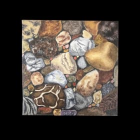 River Rock by Denise Holmes, Valued at $100 item