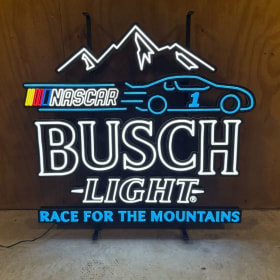 Busch Light NASCAR Sign item
