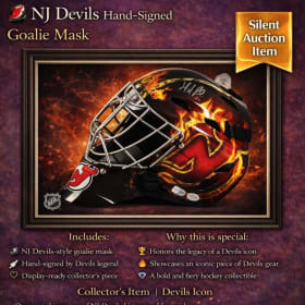 203. Martin Brodeur Hand-Signed “NJ Devils” Goalie Mask item