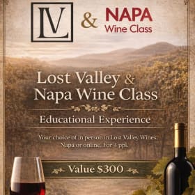 Lost Valley Wines & Napa Wine Class Educational Expericen item