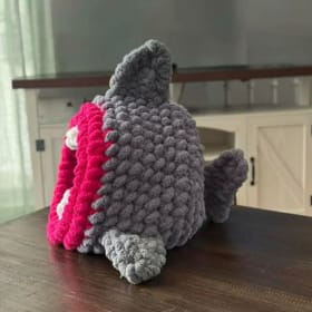 Handmade Shark Cat Bed – Cozy & Fun! item