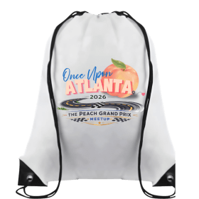 Raceway Drawstring Backpack item
