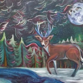 Deer Home by Shawna Ariel item