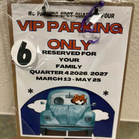 #6 VIP Pick-Up & Drop-Off Parking Spot (2026-27 Quarter 4) item