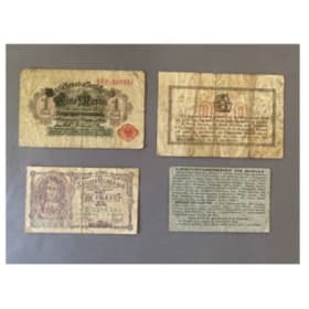 AC117 -Four (4) WWI European Currency Notes item