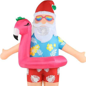 Flamingo Santa item