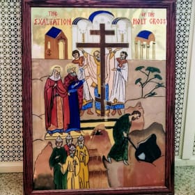 Glass Icon of the Holy Cross item