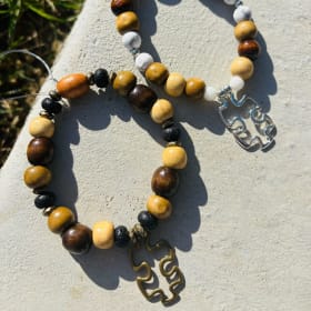 Hand crafted bracelet (BLACK) item