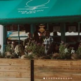 2 x coffees & pastries at The Moon By Sea item