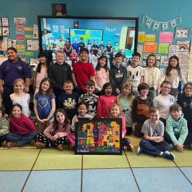 Ms. Peifer's 2nd Grade Cityscape item