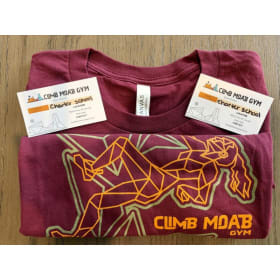 Climb Moab: 2 Day Passes & Lrg T-Shirt item
