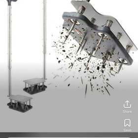 Lawn Aerator Tool, Set of Two Lawn Aerators With 26 Stainles item