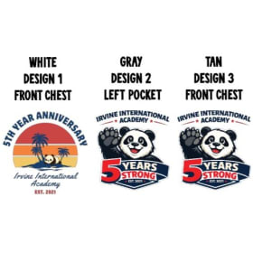 5 Year Anniversary T-shirt (SINGLE SHIRT) item