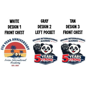 5 Year Anniversary T-shirt (3+ SHIRTS) item