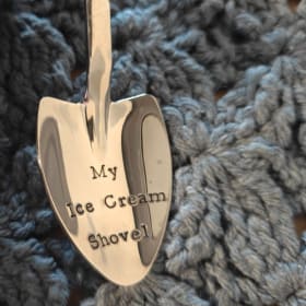 Custom hand stamped spoons item