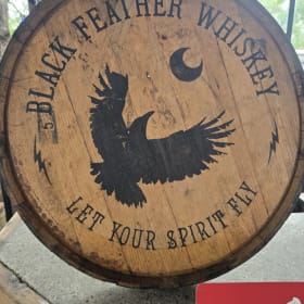 Black Feather Whiskey Sign item