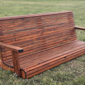 Wooden Porch Swing item