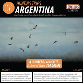4-Hunter, 4-Night Argentina Dove Hunting Trip item