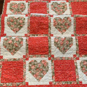 You Are Loved: Handmade Quilt item