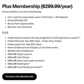 #28-PGA Superstore One-year Players' Club Plus Membership item