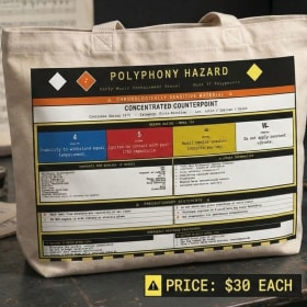 Tote Bag, Hazard Warning! item