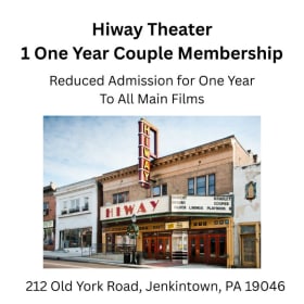 Hiway Theater Couple 1 Year Membership item