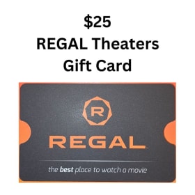 $25 Regal Cinemas Gift Card item