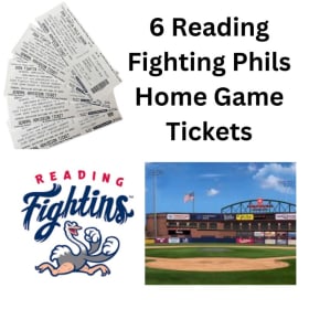 Reading Fightin Phils - 6 General Admission Tickets Set 1 item