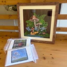 Photo of Artwork from Teacher Kimberly Miller: Framed Art & Postcards