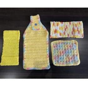 Yellow/Orange/Blue Cozy Crochet Collection item