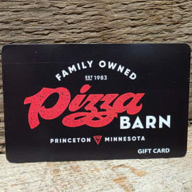 Pizza Barn Gift Card and Apparel item