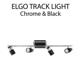 Eglo Davida-2 Track Light – Matte Black & Chrome item