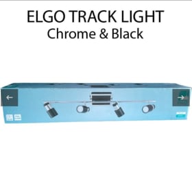 Eglo Davida-2 Track Light – Matte Black & Chrome item