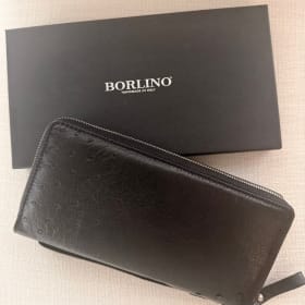 Borlino Italian Leather Clutch/Wristlet item