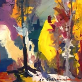 Toile "Écho de la Forêt" par Paule de Châteauneuf item
