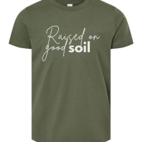 KIDS Raised On Good Soil Military Green item